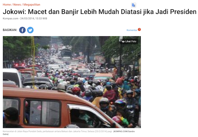 [Cek Fakta] Ganjar Sebut Macet dan Banjir Lebih Mudah Diatasi jika jadi Presiden? Ini Faktanya