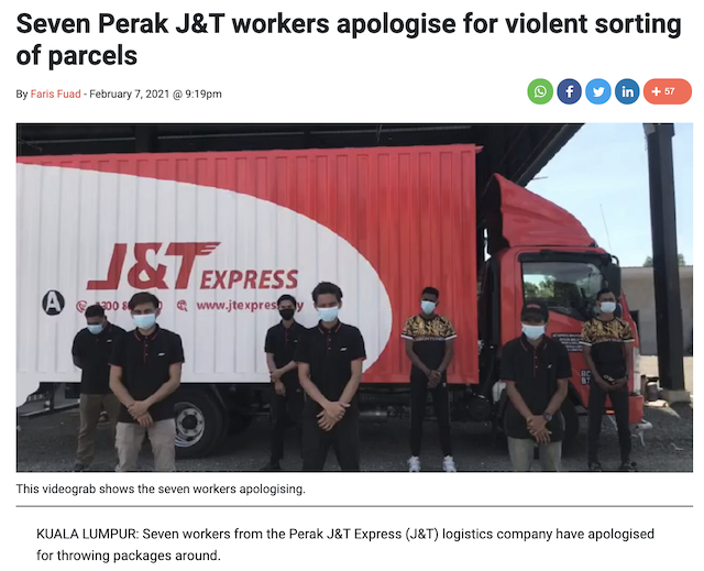 [Cek Fakta] Video Paket Barang Berantakan karena Pekerja J&T Mogok Kerja dan Gaji Dipotong? Ini Cek Faktanya