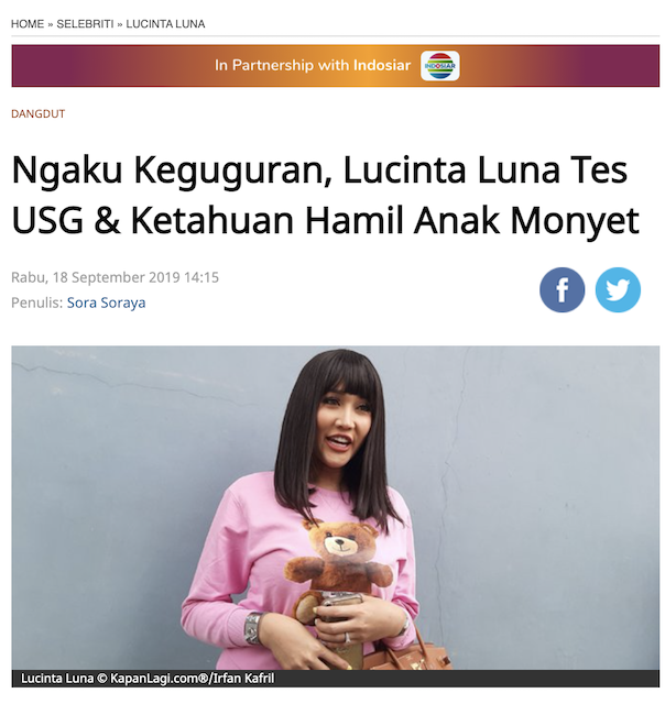 [Cek Fakta] Beredar Foto Hasil USG Lucinta Luna? Ini Faktanya