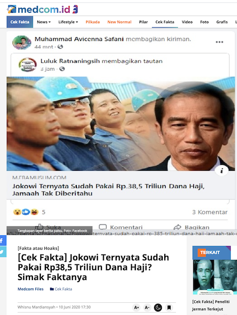 [Cek Fakta] Diam-Diam Pemerintah Gunakan Dana Haji tanpa Sepengetahuan Jemaah? Ini Faktanya