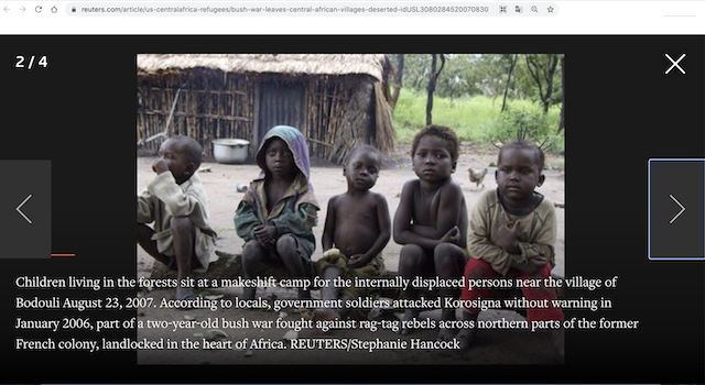 [Cek Fakta] Foto Aktivis Ini Makan di Depan Anak-Anak Kecil yang Kelaparan? Ini Cek Faktanya