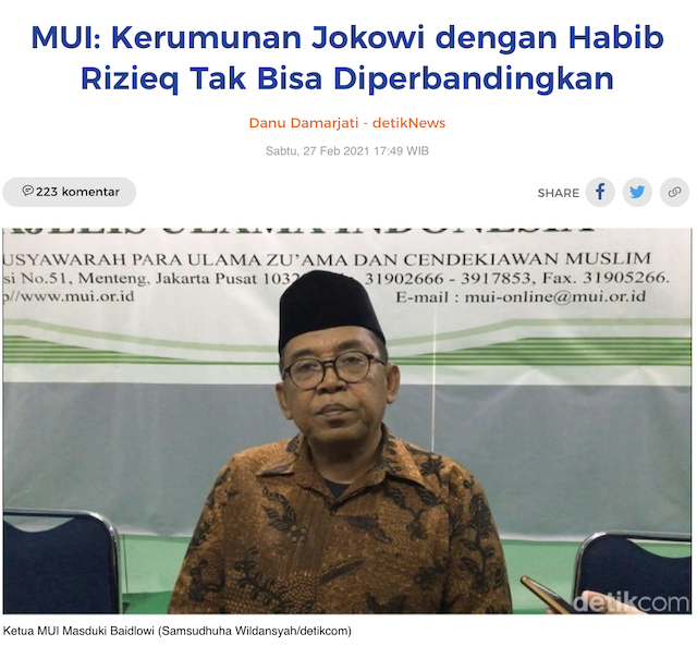[Cek Fakta] Langgar Prokes di NTT, MUI Keluarkan Maklumat Tangkap Jokowi? Ini Faktanya
