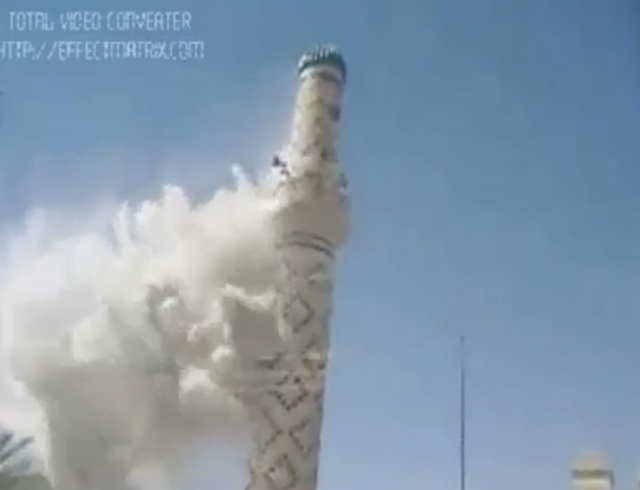 [Cek Fakta] Video Menara Masjid di Palestina Ditembak Tentara Israel? Ini Faktanya