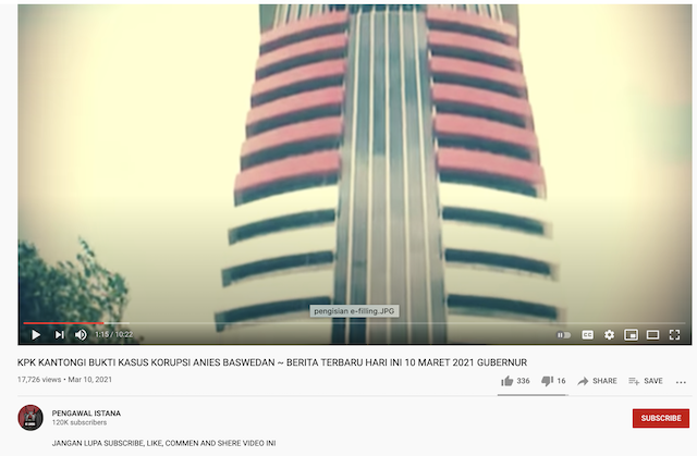 [Cek Fakta] KPK Kantongi Bukti Kasus Korupsi Anies Baswedan? Ini Faktanya