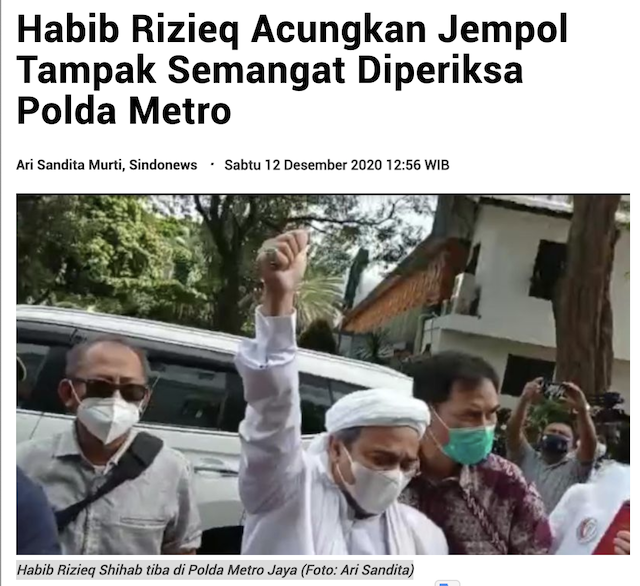 [Cek Fakta] Foto Tangan Rizieq Shihab Lebam Dipelintir Petugas? Ini Faktanya