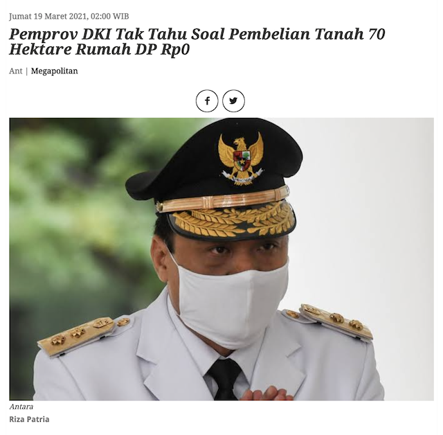 [Cek Fakta] Foto Anies Baswedan Pusing Mencari Lahan 70 Hektare? Ini Faktanya