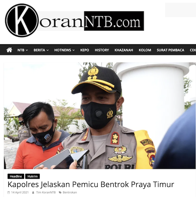 [Cek Fakta] Benarkah Terjadi Penyerangan Masjid usai Salat Tarawih dan Banyak Warga Luka Parah di Lombok Tengah? Ini Faktanya