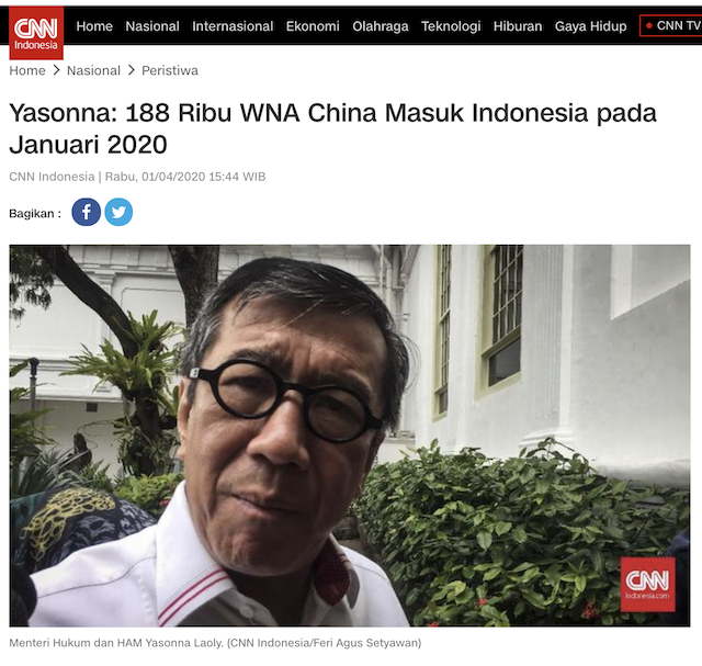 [Cek Fakta] 10 Juta Tentara Merah Tiongkok Masuk Indonesia? Ini Faktanya