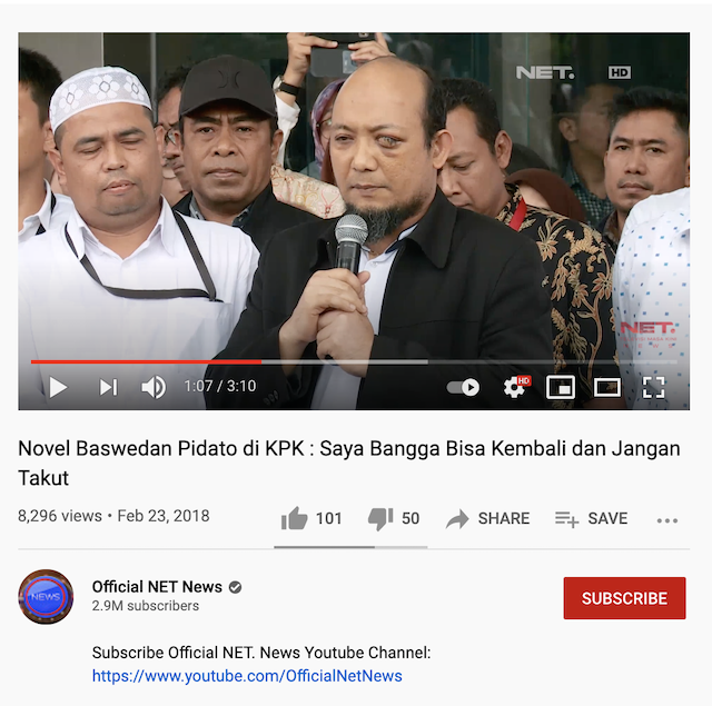 [Cek Fakta] Video Novel Baswedan Didepak dari KPK? Ini Faktanya