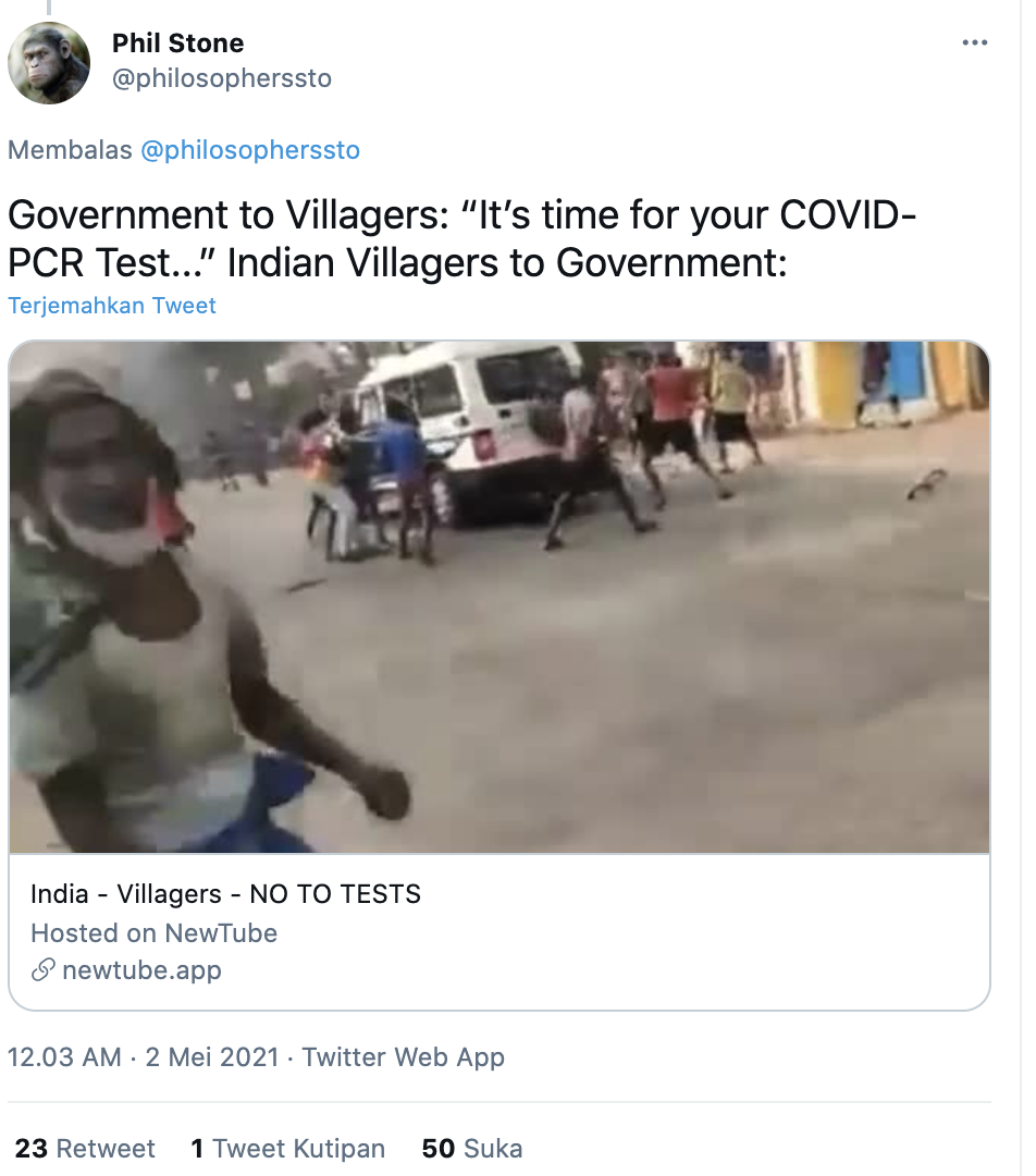[Cek Fakta] Video Warga India Menyerang Mobil Tenaga Medis Menolak Tes PCR? Ini Faktanya