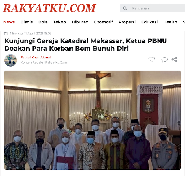[Cek Fakta] Video Penampakan Ketum PBNU Said Aqil Dibaptis? Ini Faktanya