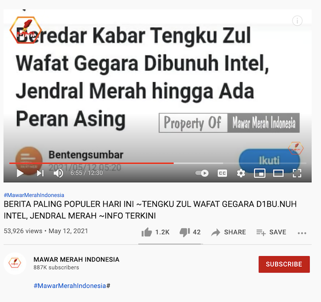 [Cek Fakta] Tengku Zulkarnain Wafat Dibunuh Intelijen Jenderal Merah? Ini Faktanya