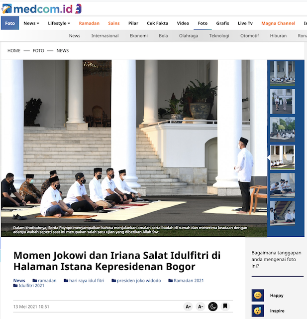 [Cek Fakta] Video Jokowi Langgar Aturan Larangan Mudik? Ini Faktanya