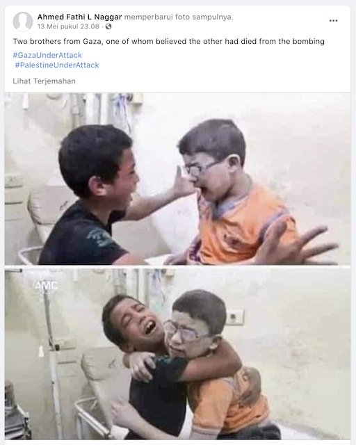 Cek Fakta Viral Foto Dua Anak Laki-Laki Menangis dan ...