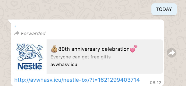 [Cek Fakta] Beredar Link Survei Berhadiah Perayaan Ulang Tahun ke-80 Nestle? Ini Faktanya