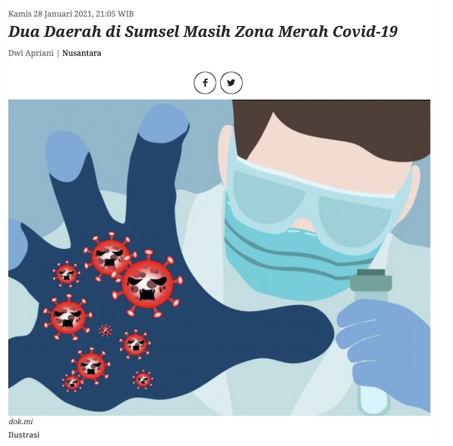 [Cek Fakta] Benarkah Prabumulih Kota Tanpa Korona? Ini Faktanya