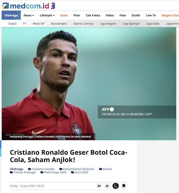 View Ronaldo Coca Cola Iklan Gif
