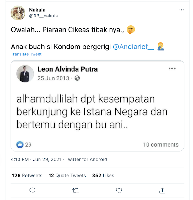 [Cek Fakta] Ketua BEM UI Leon Alvinda Putra 'Piaraan' Cikeas? Ini Faktanya