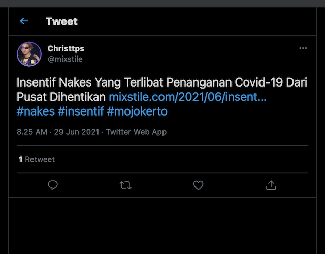 [Cek Fakta] Insentif Nakes Diberhentikan Pemerintah Pusat? Ini Cek Faktanya