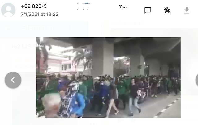 [Cek Fakta] Benarkah Ini Video Unjuk Rasa Mahasiswa 1 Juli 2021? Simak Faktanya