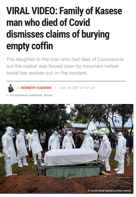 [Cek Fakta] Video Peti Mati Kosong Pemakaman Jenazah Covid-19? Ini Faktanya