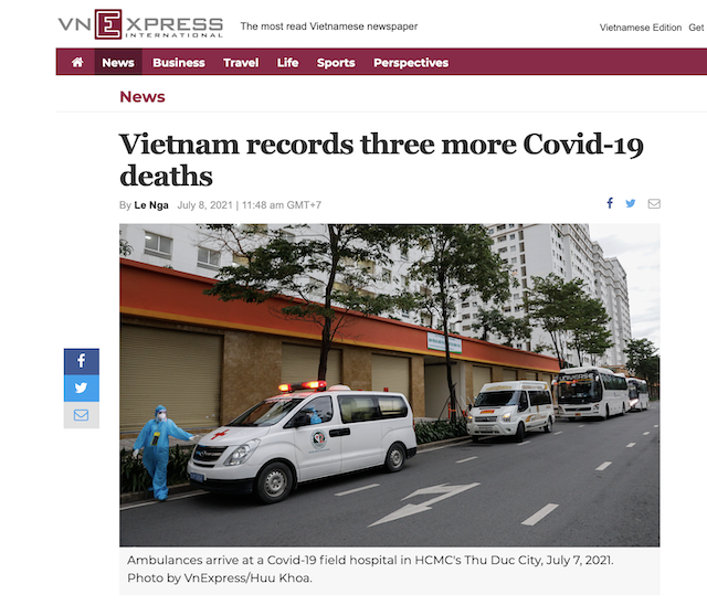 [Cek Fakta] Benarkah tak Ada Kasus Kematian Covid-19 di Vietnam? Ini Faktanya