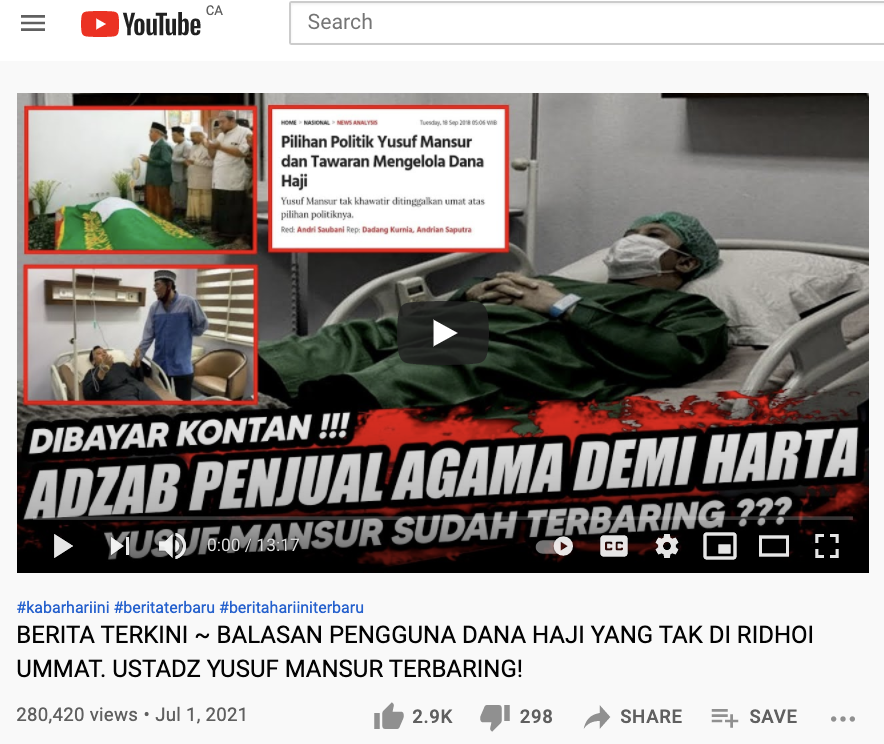 [Cek Fakta] Ustaz Yusuf Mansur Dikabarkan Meninggal Dunia? Begini Faktanya