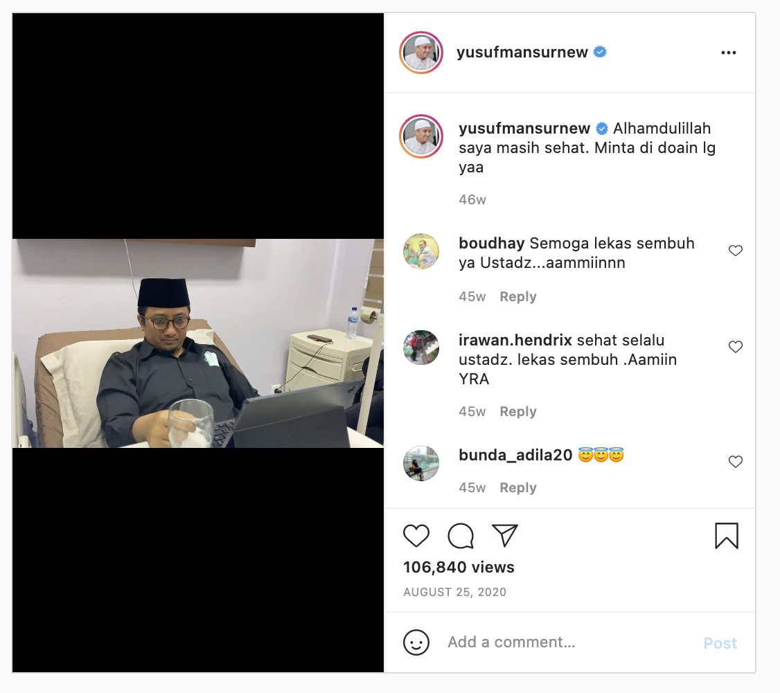 [Cek Fakta] Ustaz Yusuf Mansur Dikabarkan Meninggal Dunia? Begini Faktanya