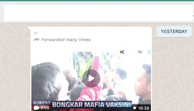 [Cek Fakta] Video Kompas TV Sebut 14 Rumah Sakit Gunakan Vaksin Palsu? Ini Faktanya