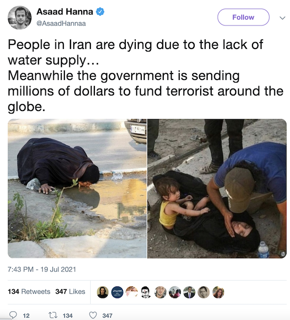 [Cek Fakta] Foto Warga Iran Kelaparan karena Kekurangan Pasokan Air? Begini Faktanya
