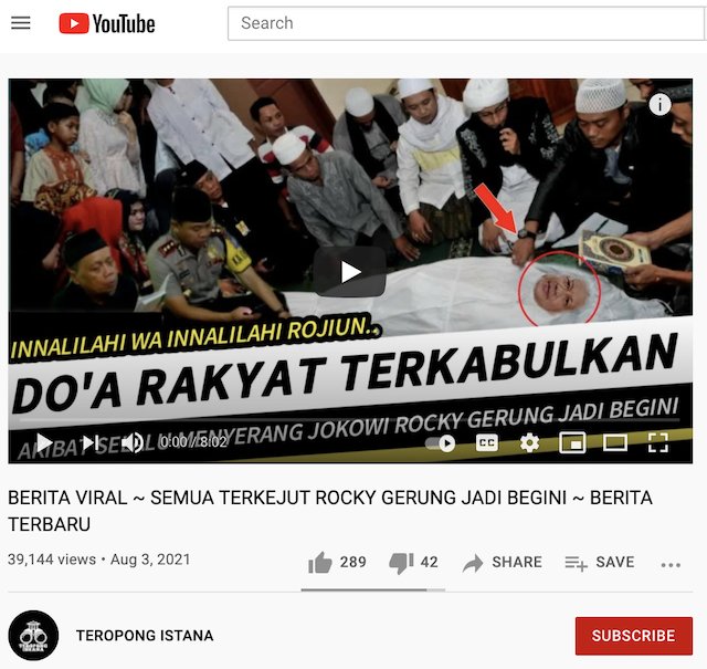 [Cek Fakta] Rocky Gerung Dikabarkan Meninggal Dunia? Ini Cek Faktanya