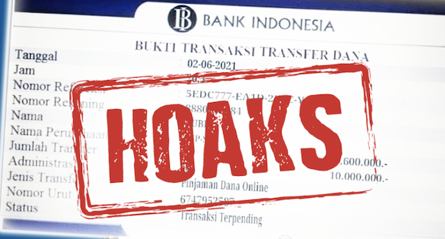 [Cek Fakta] Benarkah Bank Indonesia Membuka Jasa Pinjaman <i>Online</i> untuk Masyarakat? Ini Faktanya