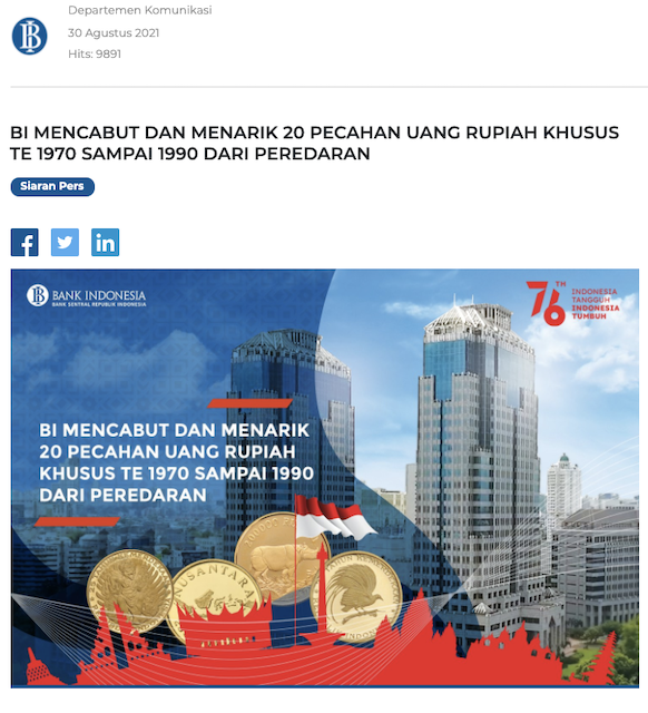 [Cek Fakta] Viral Uang Koin Rp500 Bisa Ditukar Rp750.000 di Bank? Cek Faktanya
