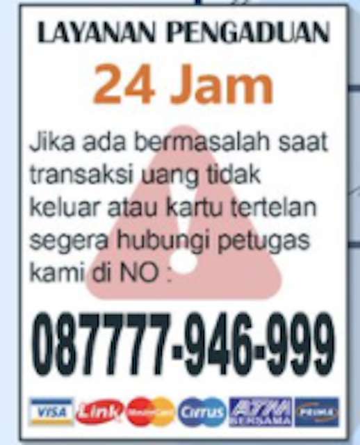 [Cek Fakta] Stiker Berisi Nomor Kontak BRI yang Menempel pada Mesin ATM Ternyata Palsu, Begini Faktanya