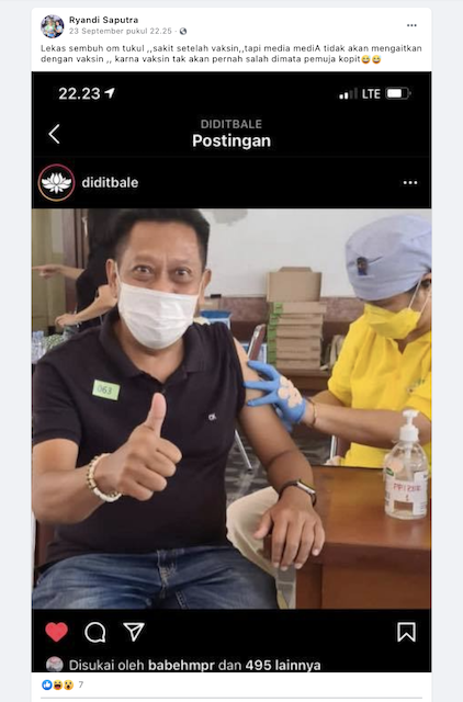 [Cek Fakta] Benarkah Tukul Sakit Pendarahan Otak karena Vaksin Covid-19? Begini Faktanya