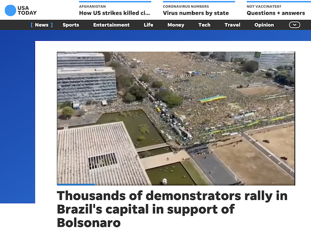 [Cek Fakta] Beredar Video Jutaan Orang Demo Menolak Wajib Vaksin di Brasil? Ini Faktanya