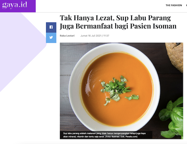 [Cek Fakta] Labu Kuning Diklaim Dapat Sembuhkan Covid-19