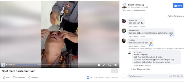 [Cek Fakta] Benarkah Meneteskan Air Jeruk Nipis ke Mata Dapat Mengurangi Minus? Cek Faktanya