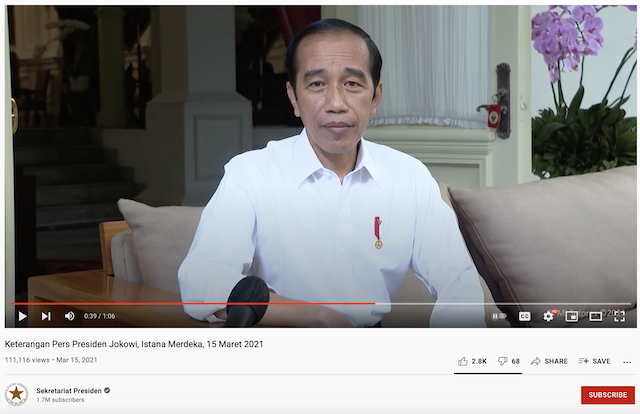 [Cek Fakta] Video Jokowi Berminat Menjadi Presiden Tiga Periode Hoaks, Begini Faktanya