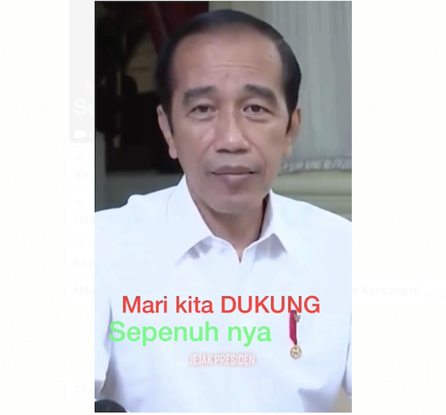 [Cek Fakta] Video Jokowi Berminat Menjadi Presiden Tiga Periode Hoaks, Begini Faktanya