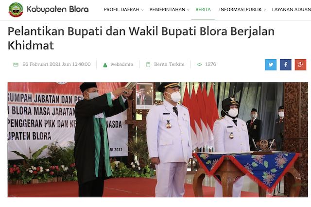 [Cek Fakta] Beredar Video Lesti Kejora Dilantik Menjadi Bupati Cianjur? Ternyata Begini Faktanya