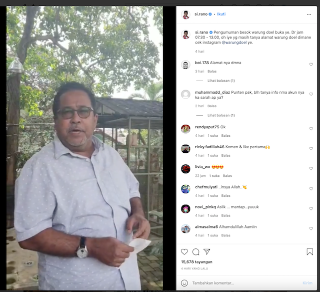 [Cek Fakta] Kabar Artis Rano Karno Meninggal Dunia Hoaks, Begini Faktanya