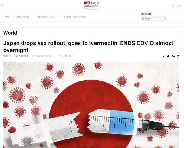 [Cek Fakta] Jepang Hentikan Vaksinasi Covid-19 dan Memilih Ivermectin? Ini Faktanya