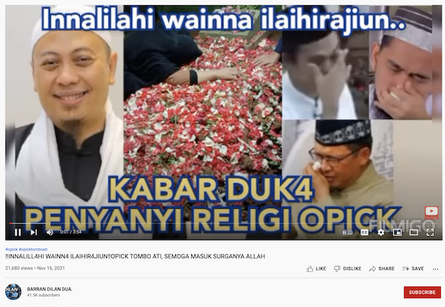 [Cek Fakta] Kabar Penyanyi Religi Opick Meninggal Dunia Hoaks, Begini Faktanya
