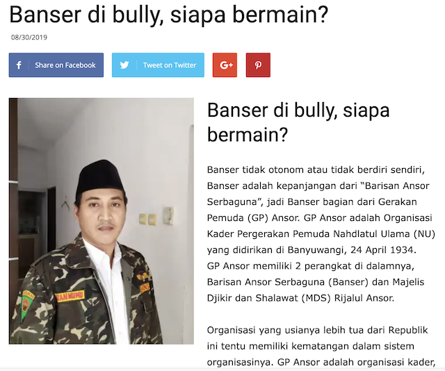 [Cek Fakta] Beredar Foto Herry Wirawan Pakai Jaket Banser? Ini Faktanya