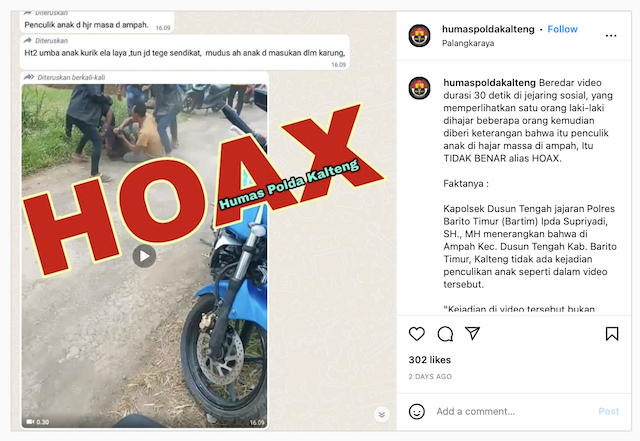 [Cek Fakta] Beredar Video Penculik Anak Diamuk Massa? Cek Faktanya