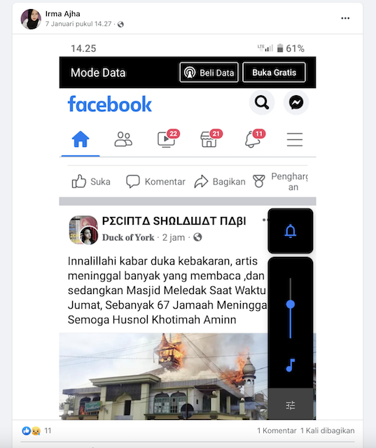 [Cek Fakta] Ledakan di Sebuah Masjid Saat Salat Jumat Menewaskan 67 Jemaah? Begini Fakta Sebenarnya