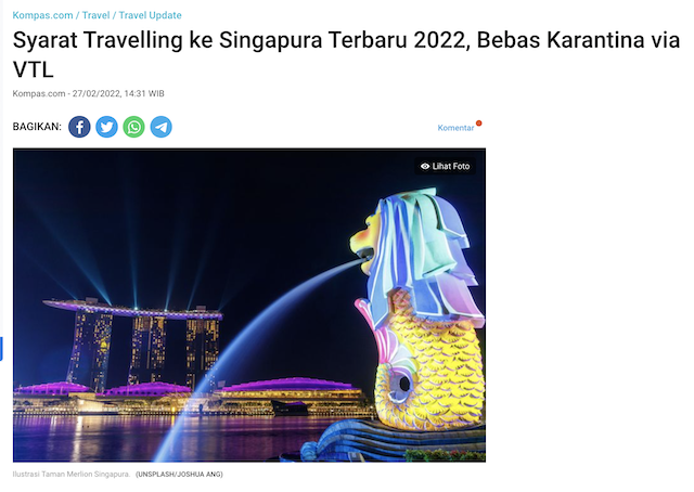 [Cek Fakta] Singapura Hapus Semua Prosedur Pencegahan Covid-19? Ini Faktanya