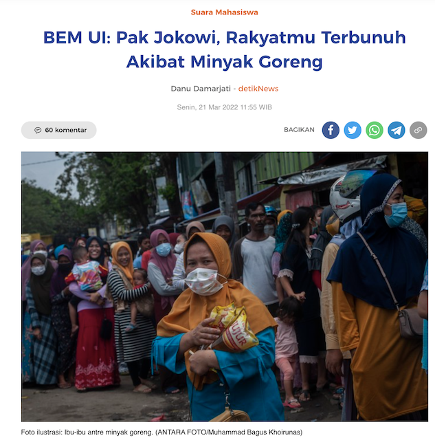 [Cek Fakta] Beredar Foto Jokowi Berikan Minyak Goreng Kemasan ke Juara MotoGP Mandalika Miguel Oliveira? Ini Faktanya