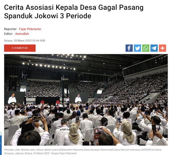 [Cek Fakta] Jokowi Ancam DO Mahasiswa yang Demo Tolak Tiga Periode? Ini Faktanya
